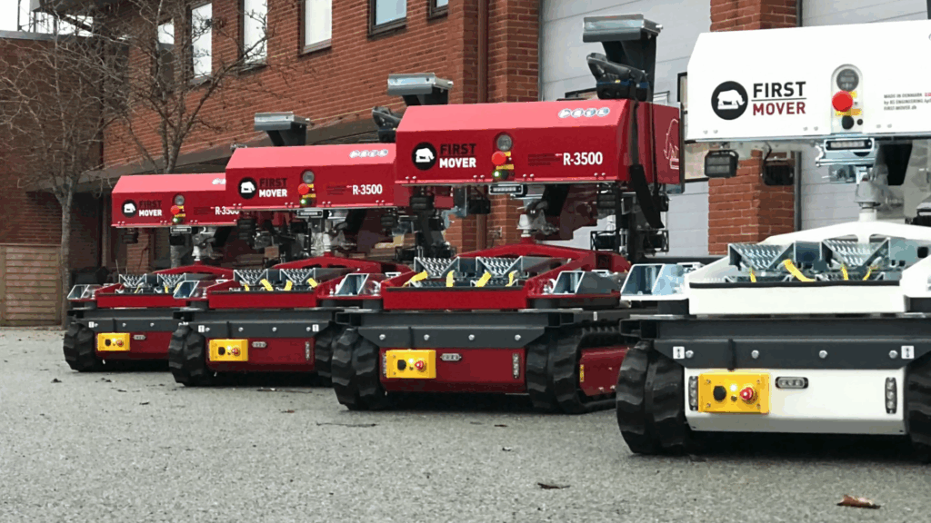 First-Mover R-3500 units lined up